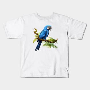 Hyacinth Macaw Kids T-Shirt